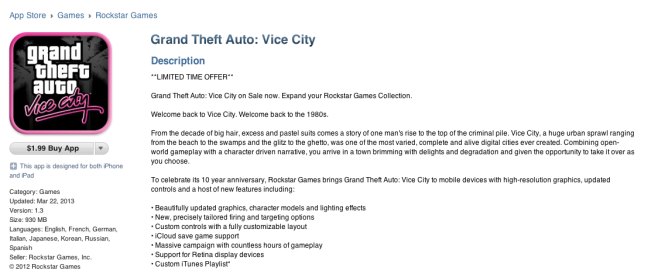 Screen Shot-GTA-Vice City-iOS