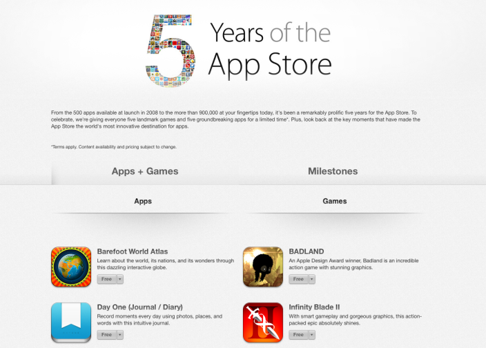 5-years-app-store