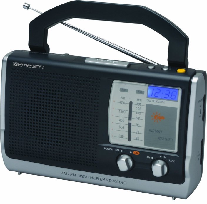 Emerson-Portable-Clock Radio-free