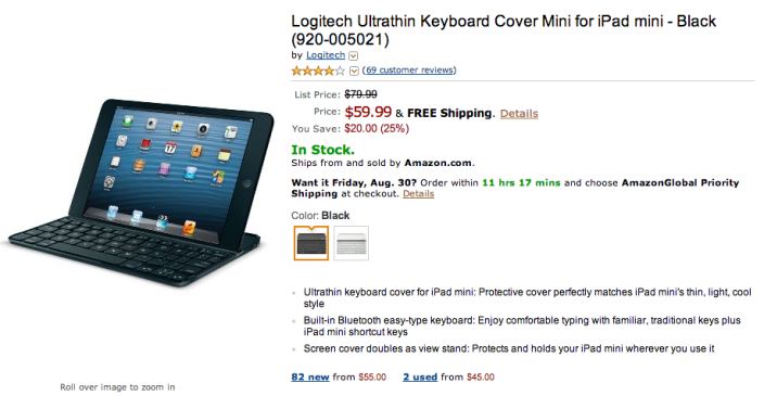 Logitech Ultrathin-Keyboard-iPad Mini-sale-02-black
