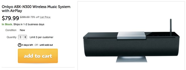 Onkyo-ABX-N300-wireless-music-system-with-airplay