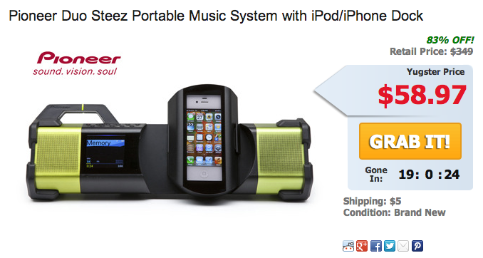 STZ-D10T-Pioneer-Duo Steez-Portable Music System-iPod-iPhone-06