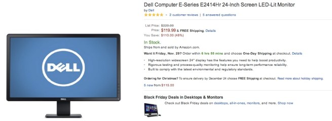 Dell-E-Series-E2414Hr-24-Inch-Screen- LED-Lit-Monitor