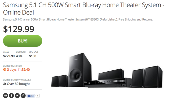 HT-E3500-Samsung 5.1 500W Smart Blu-ray-Home Theater System-refurbished-sale-02