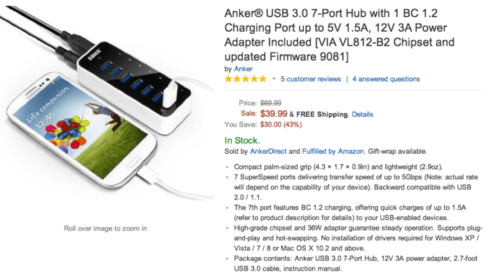 Anker-USB 3.0-7-Port hub-with-charging port-01
