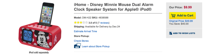 iHome-Disney-Minnie-Mouse-Dual-Alarm-Clock-Speaker-System-for-iPod