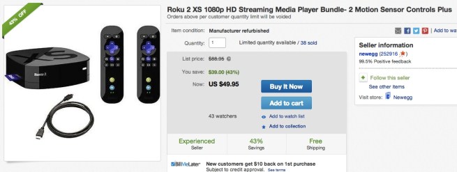 Roku-2-XS-1080p-HD-Streaming-Media-Player-Bundle-2-Motion-Sensor-Controls