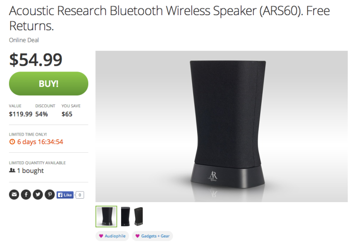 Acoustic Research-BT speaker-sale-01