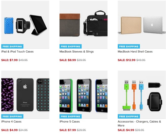 Incase Apple Accessories 70 percent off and higher today and tomorrow