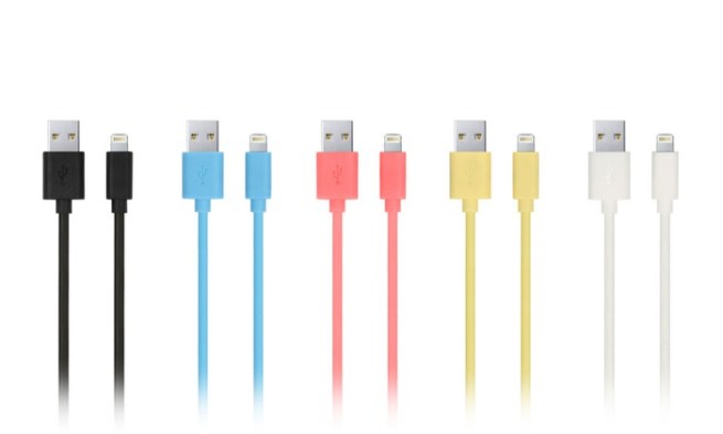 Urge Basics Apple-Certified 6.5 Ft Lightning Cable in your choice of color