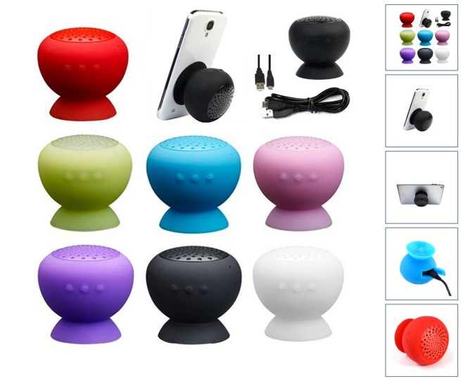 Bluetooth Speaker Waterproof Mini Portable Wireless Shower Radio Hands Free