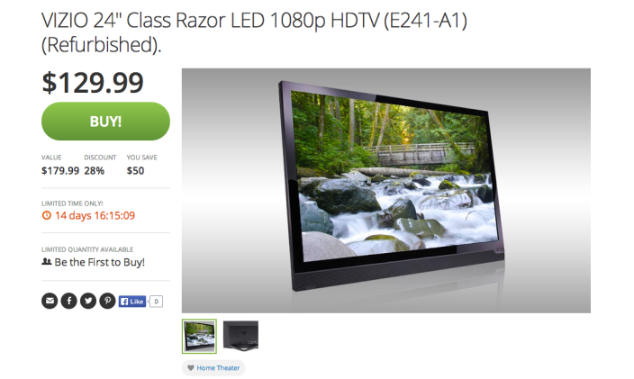 VIZIO E241-A1 24-inch 1080p 60Hz Razor LED HDTV-2013 Model-sale-02