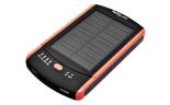 Voltix 2-in-1 Solar 8800mAh Battery Backup with 4 Connector Tips, Dual USB Charging Ports, Smart LED Indicators and Overcharge Protection - Charges Smartphones, Tablets and USB Devices