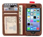 Aduro BookCase Folio and Wallet for iPhone 4:4s:5:5s:5c or Samsung Galaxy S4:S5