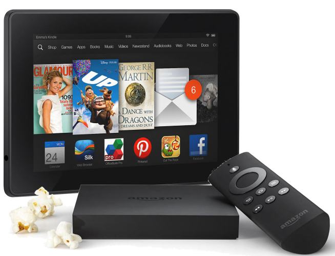 Amazon Fire TV and Kindle Fire HDX 7%22 16GB