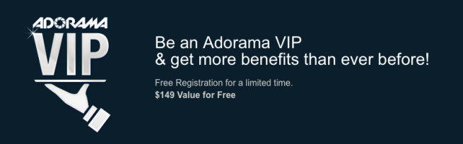 Become an Adorama VIP for FREE ($149 Value) - limited time only