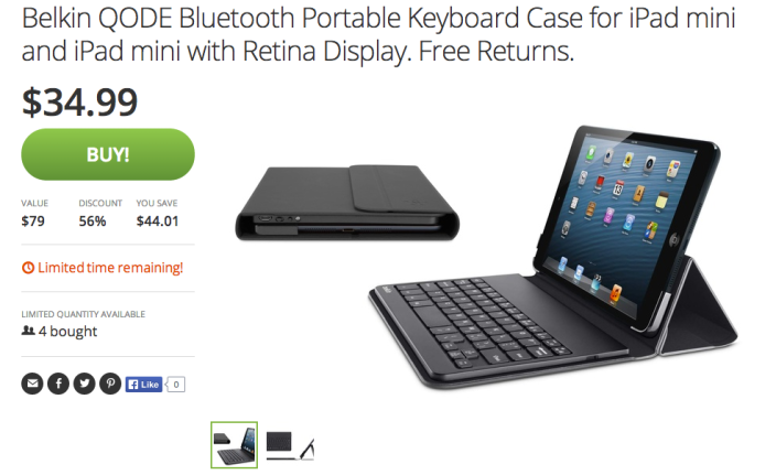 Belkin QODE Portable Bluetooth Keyboard and Case for iPad mini and iPad mini with Retina display (Black)-sale-02