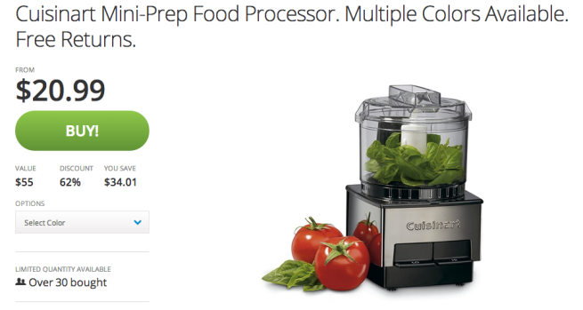 Cuisinart Mini-Prep Food Processor (Black:Silver or Red)-sale-01