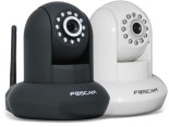 Foscam Pan:Tilt Wireless IP Camera w: 26' Infrared Night Vision, Smartphone Remote Viewing & Motion Detection