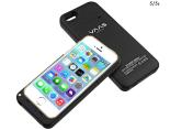 High-Capacity Rechargeable Battery Case for Apple iPhone 5:5S or iPhone 4:4S with LED Charging Indicators, All-Port Access and Ultra-Slim Design (Choice of 2 Colors)