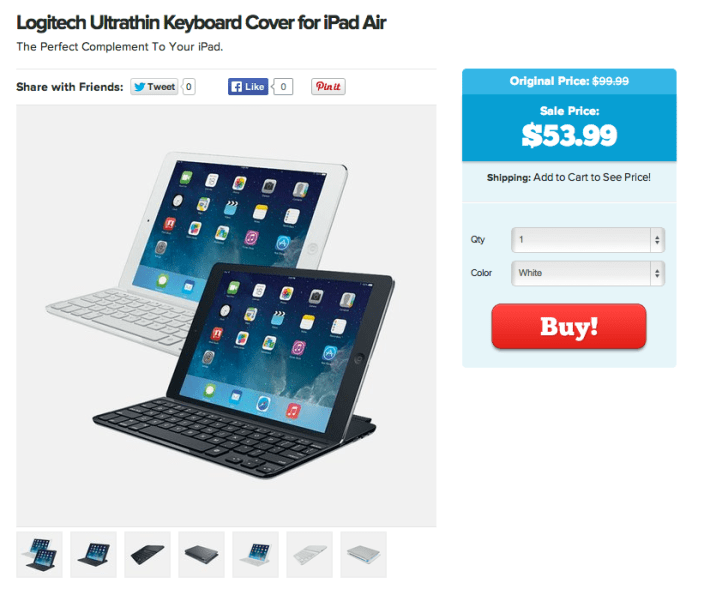 Logitech Ultrathin Keyboard Cover for iPad Air-sale-02