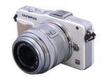 OLYMPUS E-PM2 White Micro Four Thirds Interchangeable Lens System Camera with Si