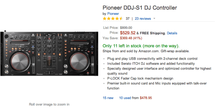 Pioneer DDJ-S1 DJ Controller-sale-02