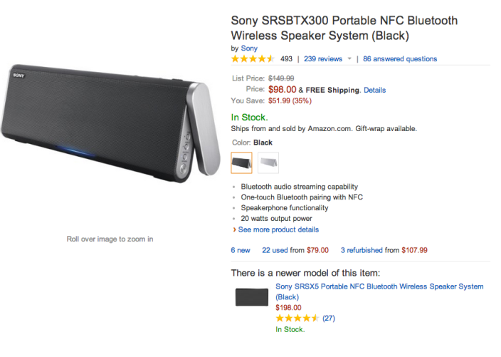 Sony SRSBTX300 Portable NFC Bluetooth Wireless Speaker System-sale-02