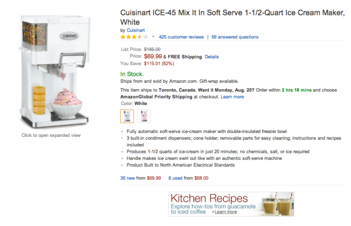 Cuisinart ICE-45 Mix It In Soft Serve 1-1:2-Quart Ice Cream Maker (white)-sale-02