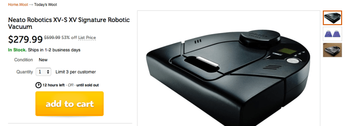 Neato Robotics XV Signature Robotic Vacuum-sale-Woot-02