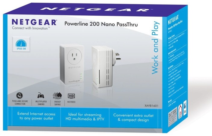 NETGEAR Powerline 200Mbps PassThru Nano Starter Kit (XAVB1601)-sale-01