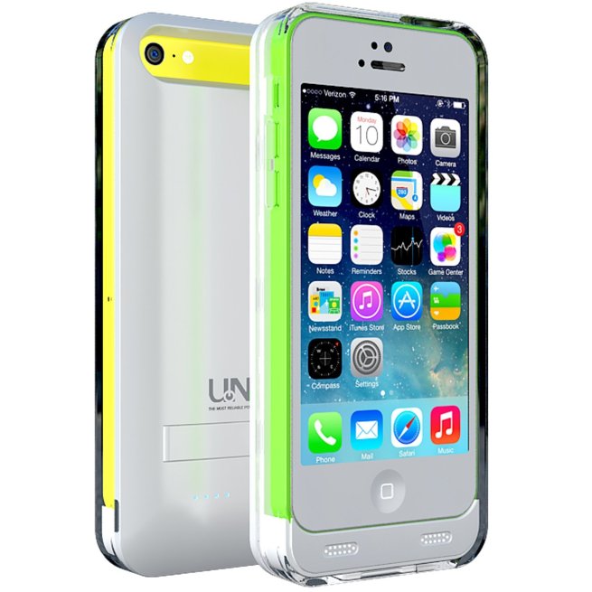 uNu Reveal Battery Case for iPhone 5C:5S:5