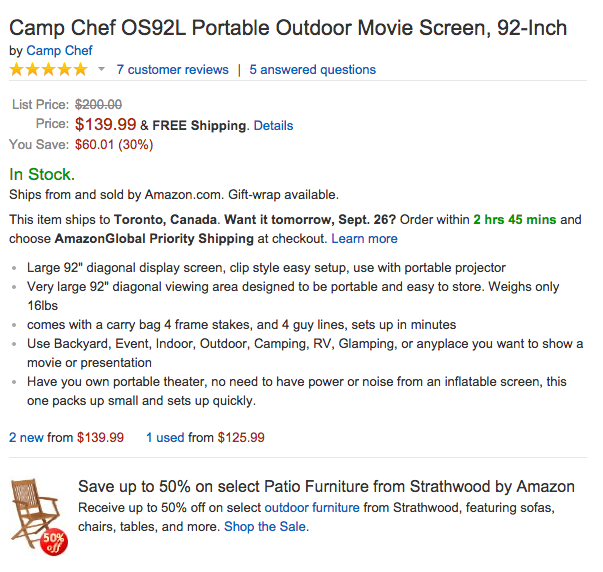 92-Inch Camp Chef Portable Outdoor Movie Screen-OS92L-sale-02