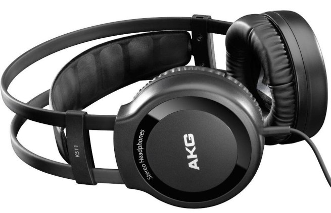 AKG K 511 Hi-Fi Stereo Over-Ear Headphone with 1:4-Inch (6.3MM) Jack Adapter