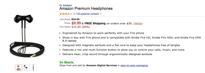 Amazon Basic Premium headphones