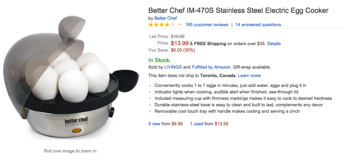 Better Chef Stainless Steel Electric Egg Cooker (IM-470S)-sale-02