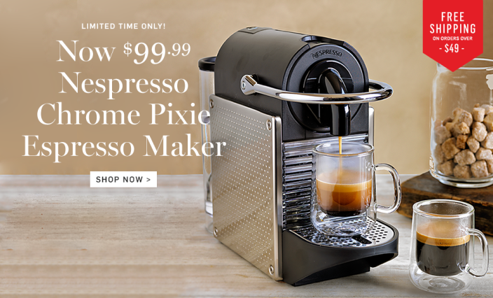 Nespresso Pixie Espresso Maker (Aluminum)-sale-01