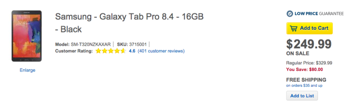 8.4-inch Samsung Galaxy Tab Pro Tablet in black-SM-T320NZKAXAR-sale-04