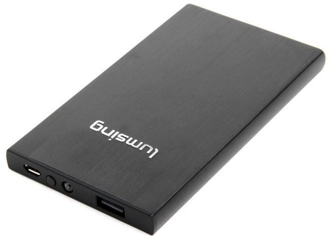 Lumsing® 6000mAh Ultrathin Portable Power Bank External Battery Pack Backup Charger