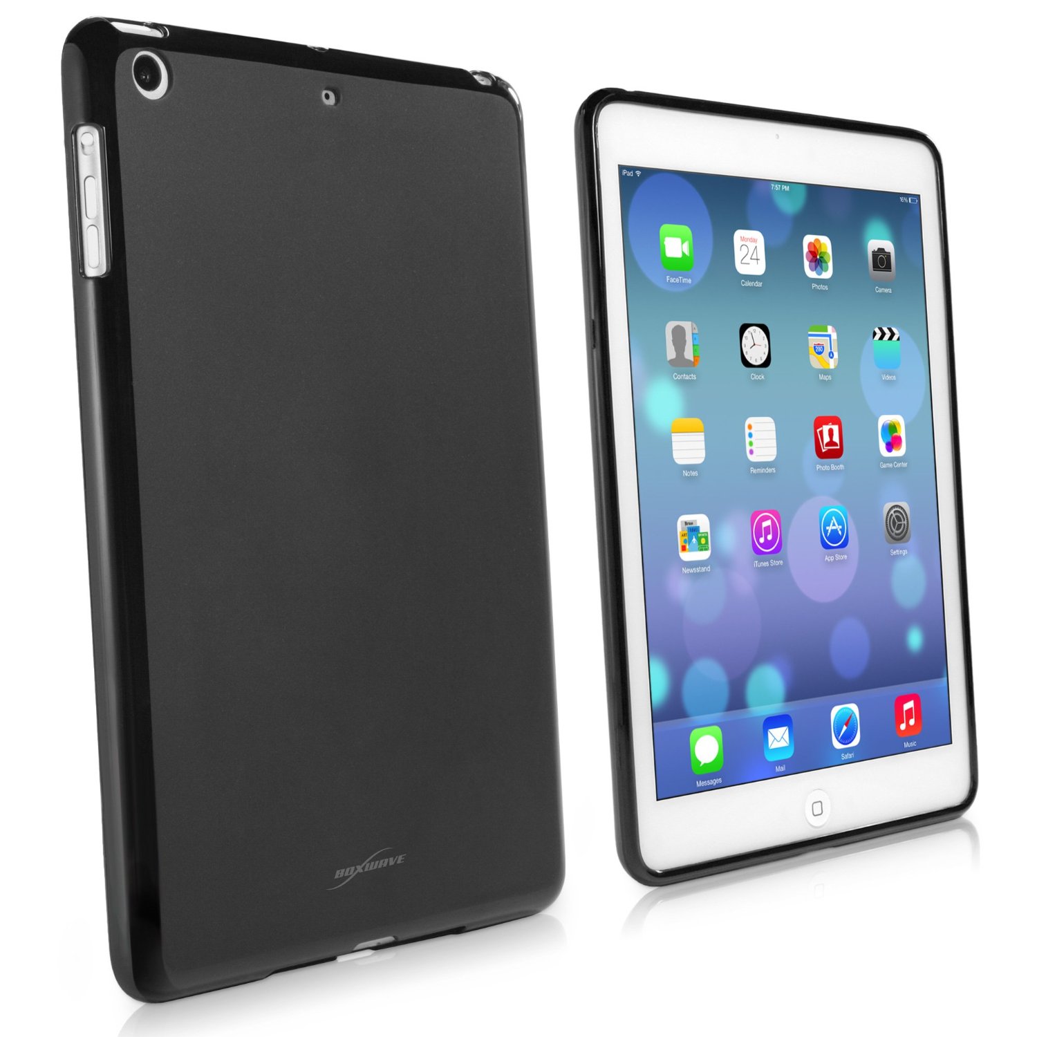 BoxWave Blackout Case with Glossy and Black Matte Finish for iPad Air