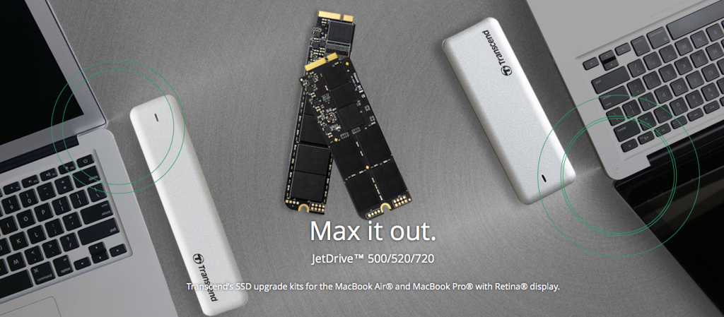 Transcend JetDrive 240GB SSD Upgrade Kits for select MacBook