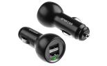 2-Pack Enercell (3.1A) Dual USB Car Charger with Dual Power Ports, LED Power Indicator and Compact Design - Charge 2 Devices at Once