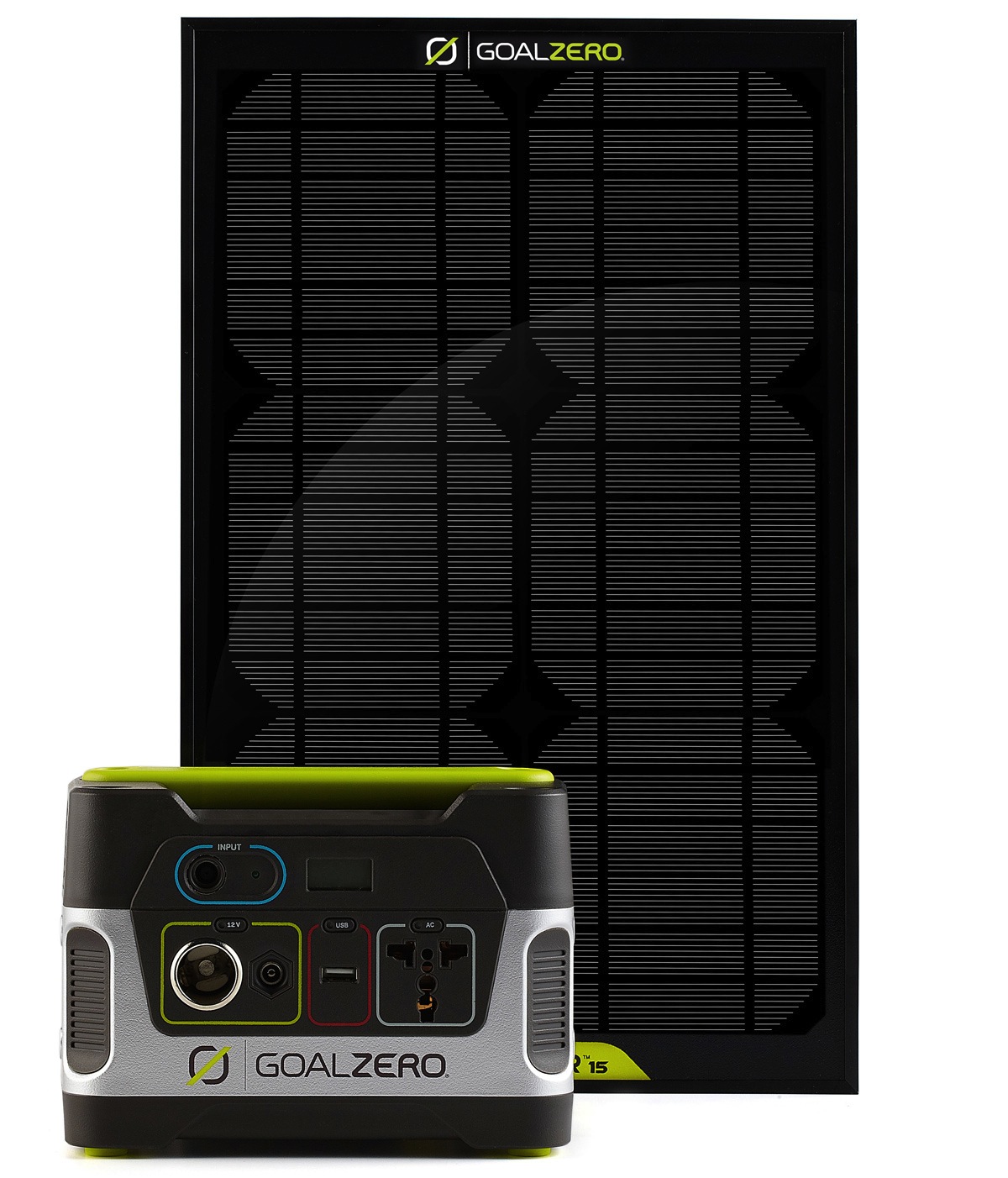 Goal Zero Yeti 150 Solar Generator + Boulder 15M Solar Panel 200