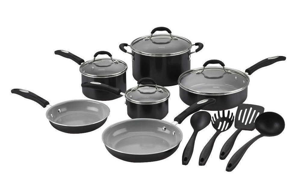 Home Deals Cuisinart 14Piece Ceramic Cookware 100 (Reg. 250), Hamilton Beach Smoothie