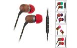 House of Marley Jammin' Noise Isolating In-Ear Headset with Neodymium Drivers and 52'' Fabric Cord for iPhone and Android Smartphones (Choice of 6 Styles)