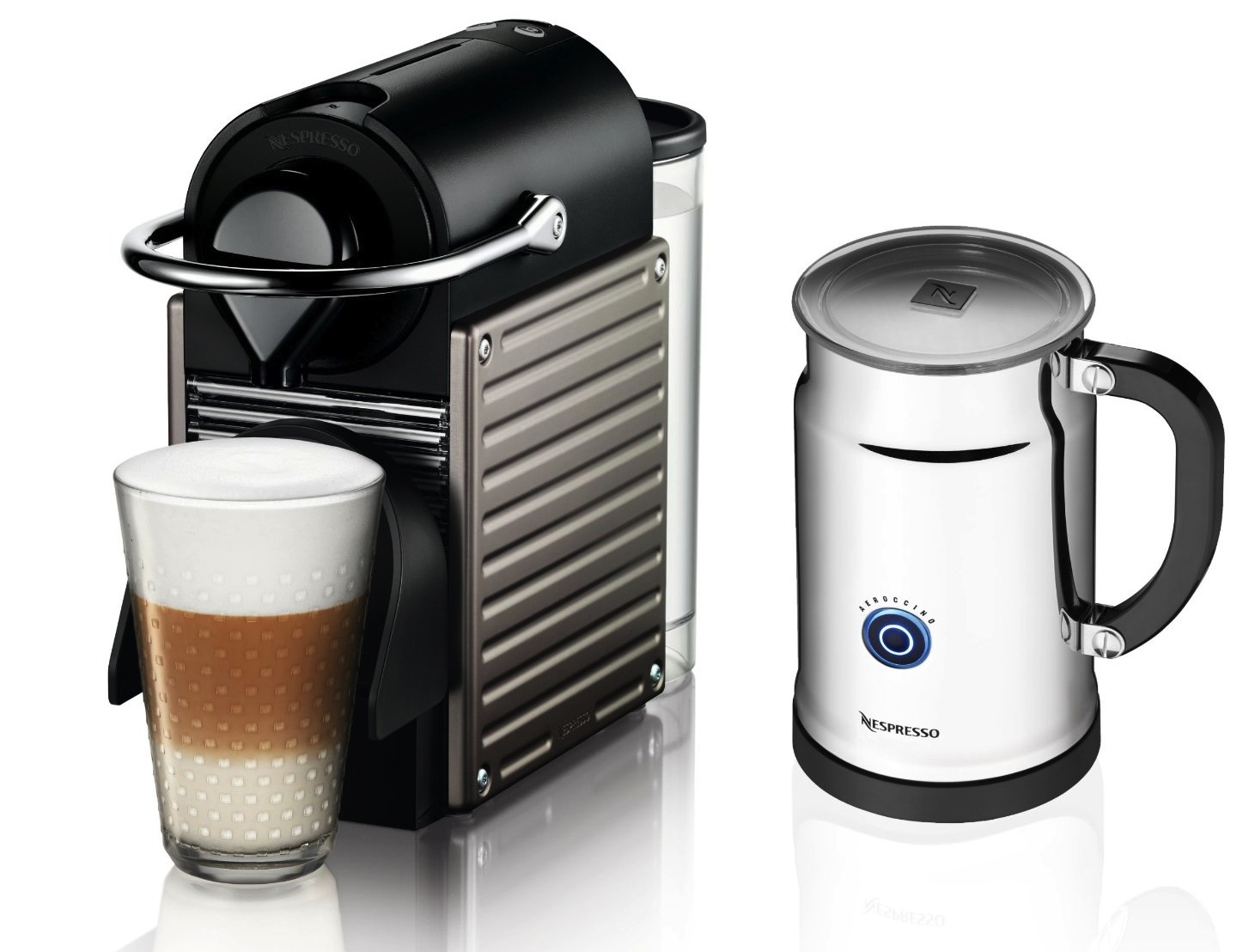 Home Deals Nespresso Espresso Maker w/ milk frother 194 (orig. 279