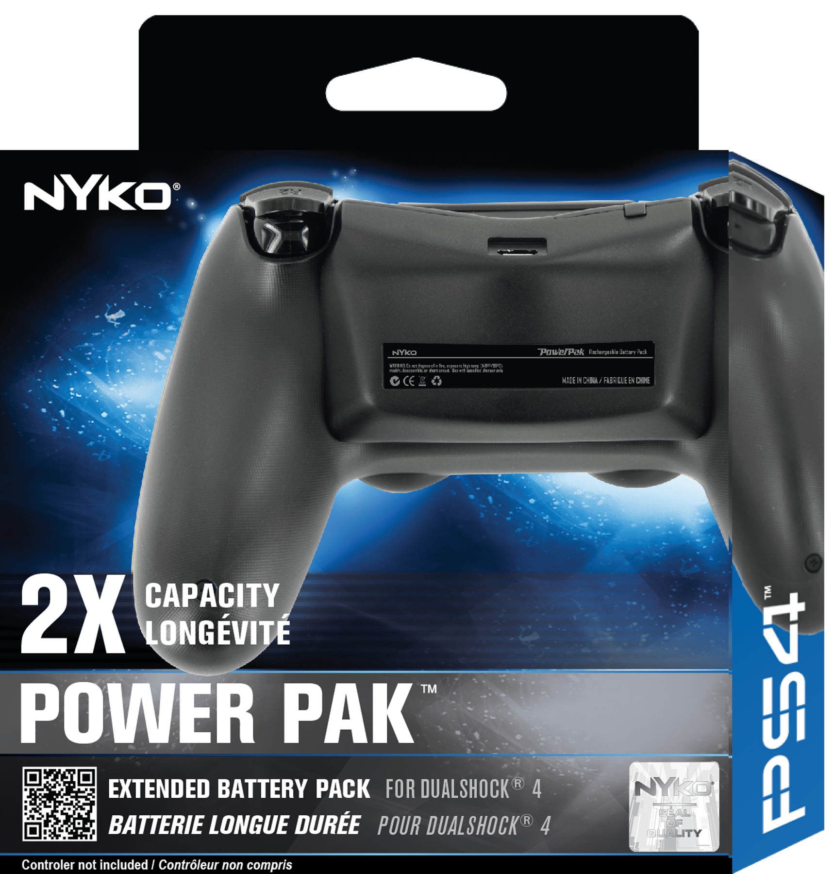 Nyko’s latest Power Pak doubles the battery life of a DualShock 4 controller