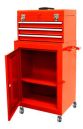 Top Chest w: 3 Sliding Rolling Cabinet Tool Storage Chest Toolbox Mechanic