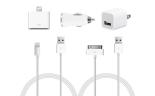 5-Pc Deluxe Charging Bundle for Apple Devices with 10-Ft Lightning Cable, 10-Ft 30-Pin Cable, Lightning to 30-Pin Adapter, Car Charger and Wall Charger