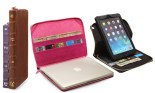 Aduro BookCase Folio and Stand Case for iPads or MacBooks